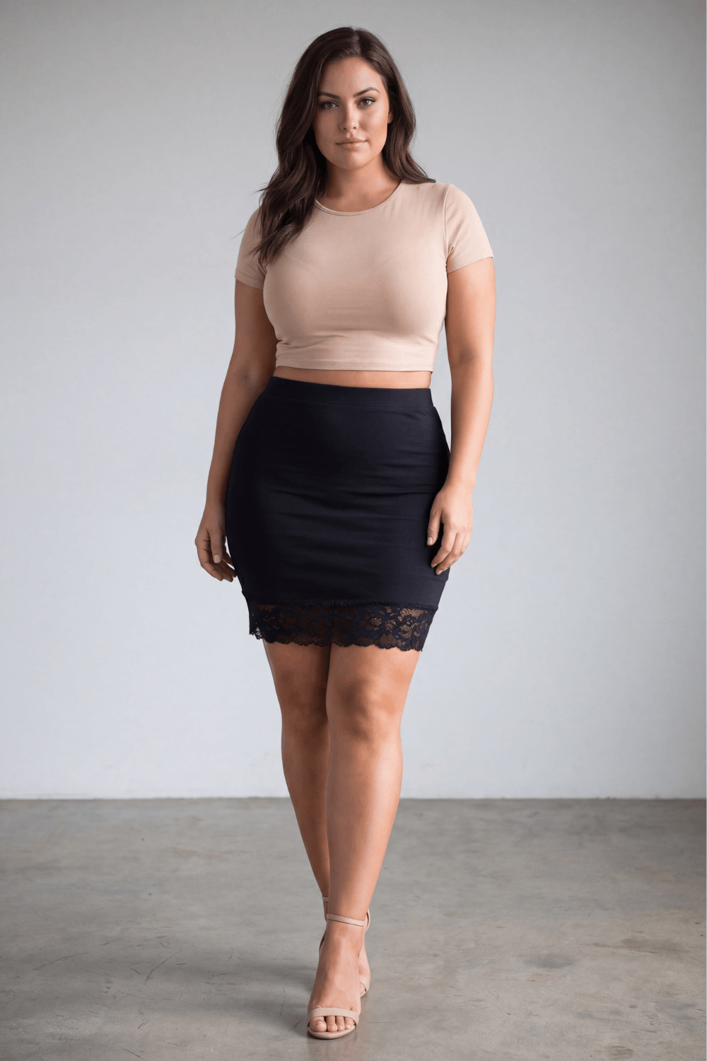 Jupe longue noire Maria – Image 4