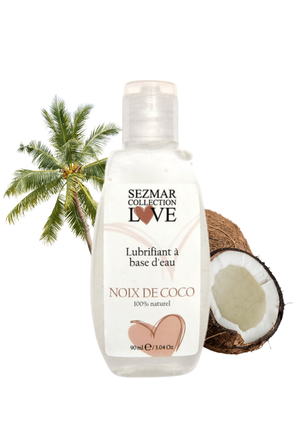 Lubrifiant à base d'eau 100% naturel Noix de Coco 90 ml – Image 2