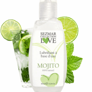 Lubrifiant à base d'eau 100% naturel Mojito 90 ml