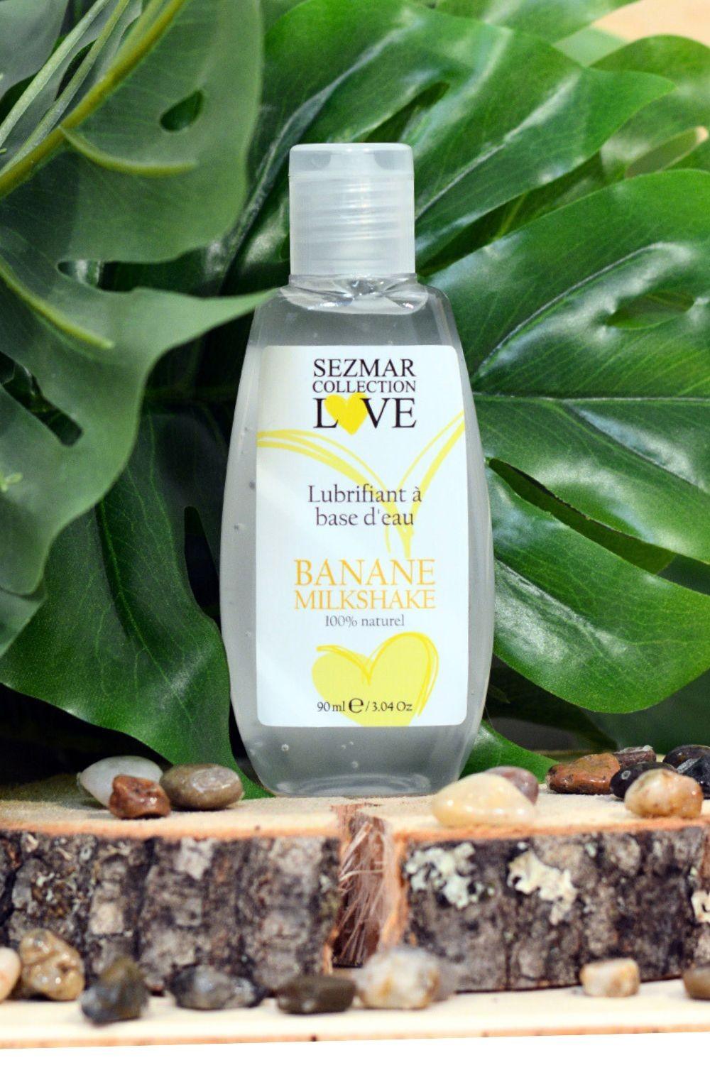 Lubrifiant à base d'eau 100% naturel Banane Milkshake 90 ml – Image 4