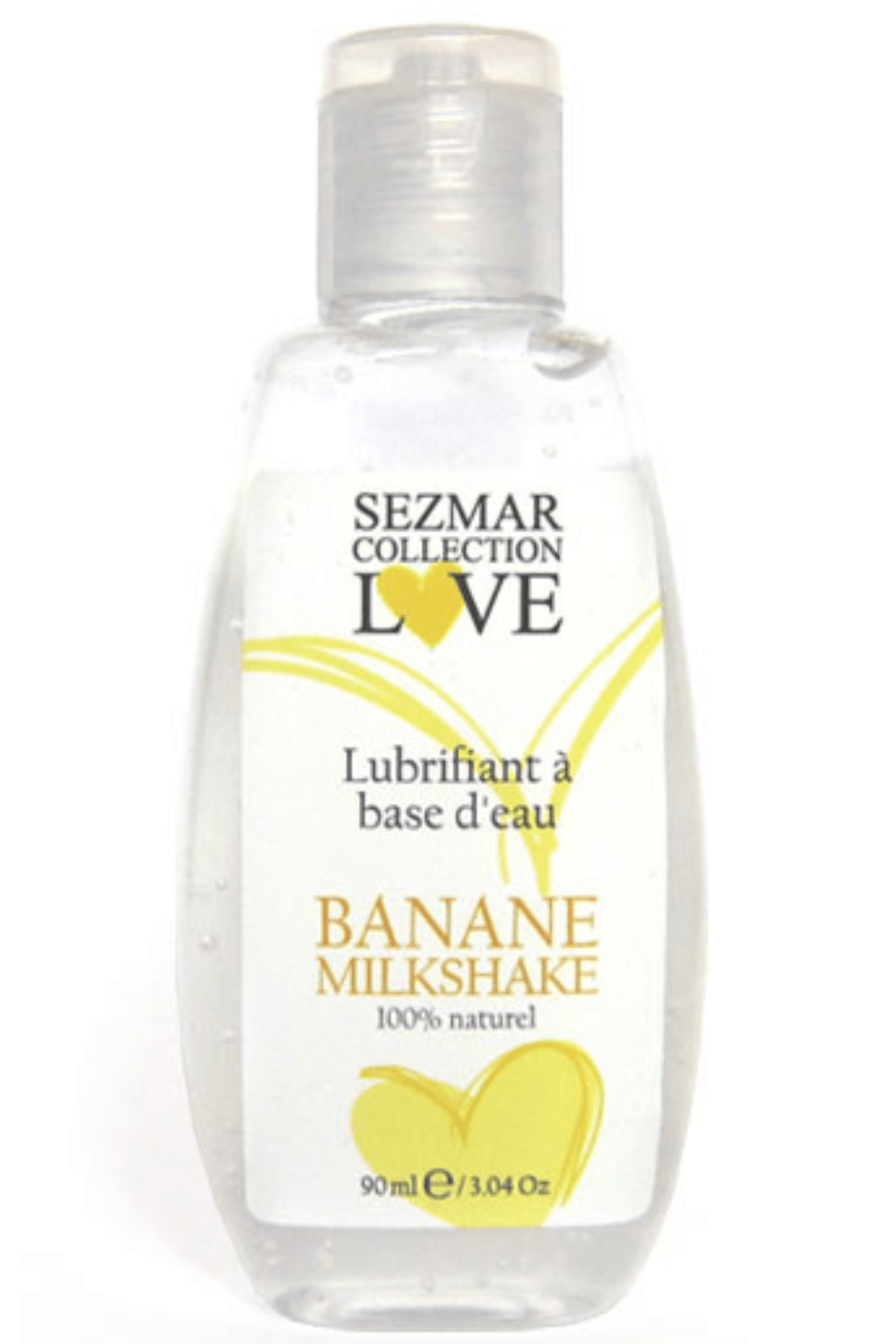 Lubrifiant à base d'eau 100% naturel Banane Milkshake 90 ml – Image 5