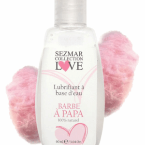 Lubrifiant à base d'eau 100% naturel Barbe à Papa 90 ml