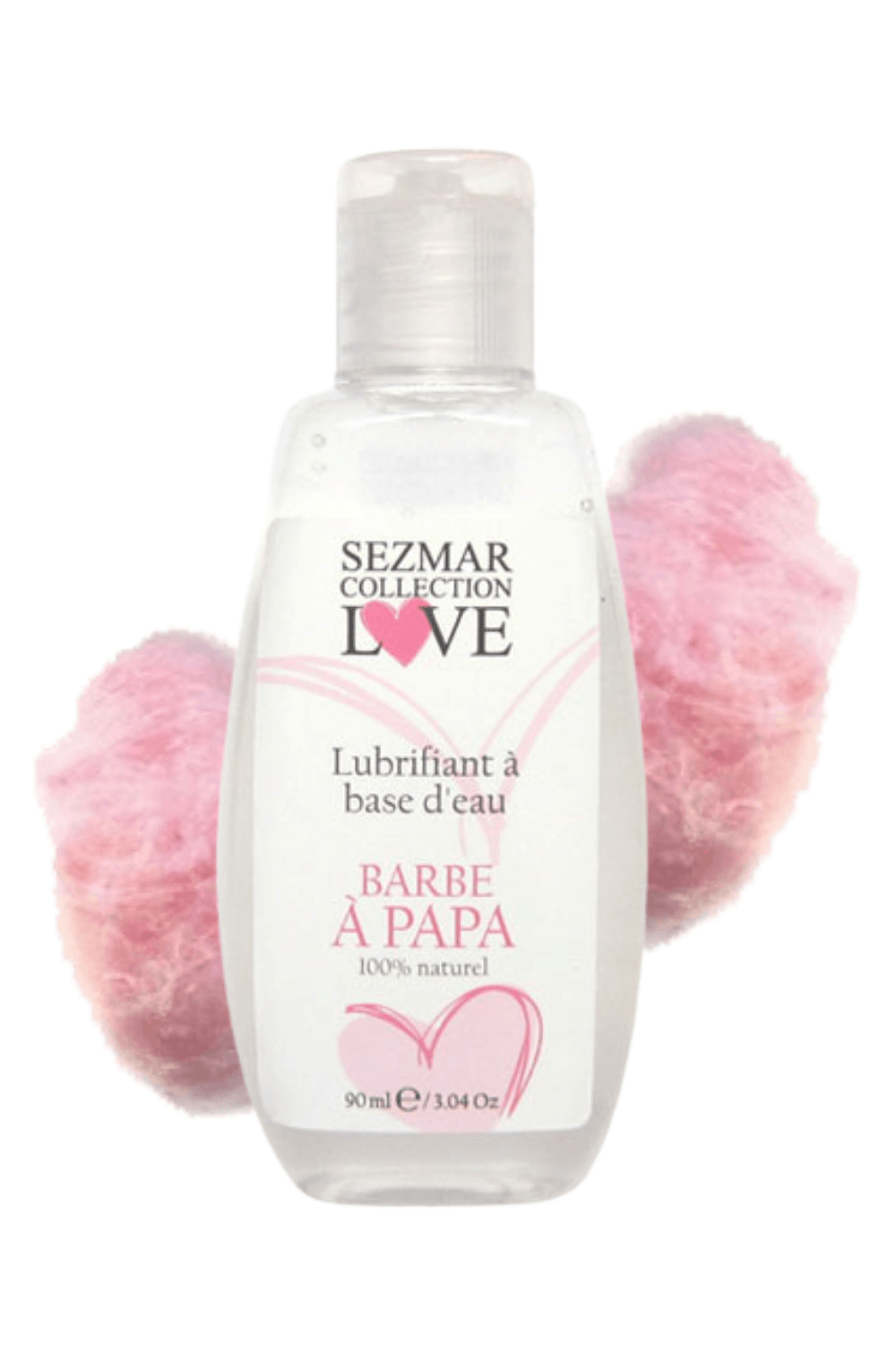 Lubrifiant à base d’eau 100% naturel Barbe à Papa 90 ml