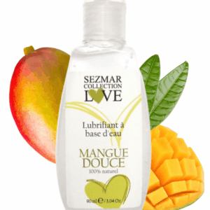 Lubrifiant à base d'eau 100% naturel Mangue Douce 90 ml