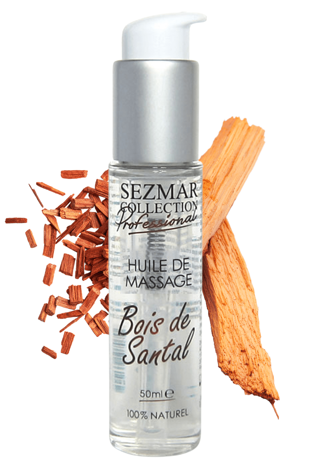 Huile de massage professionnelle Bois de Santal 100% naturelle 50 ml – Image 3