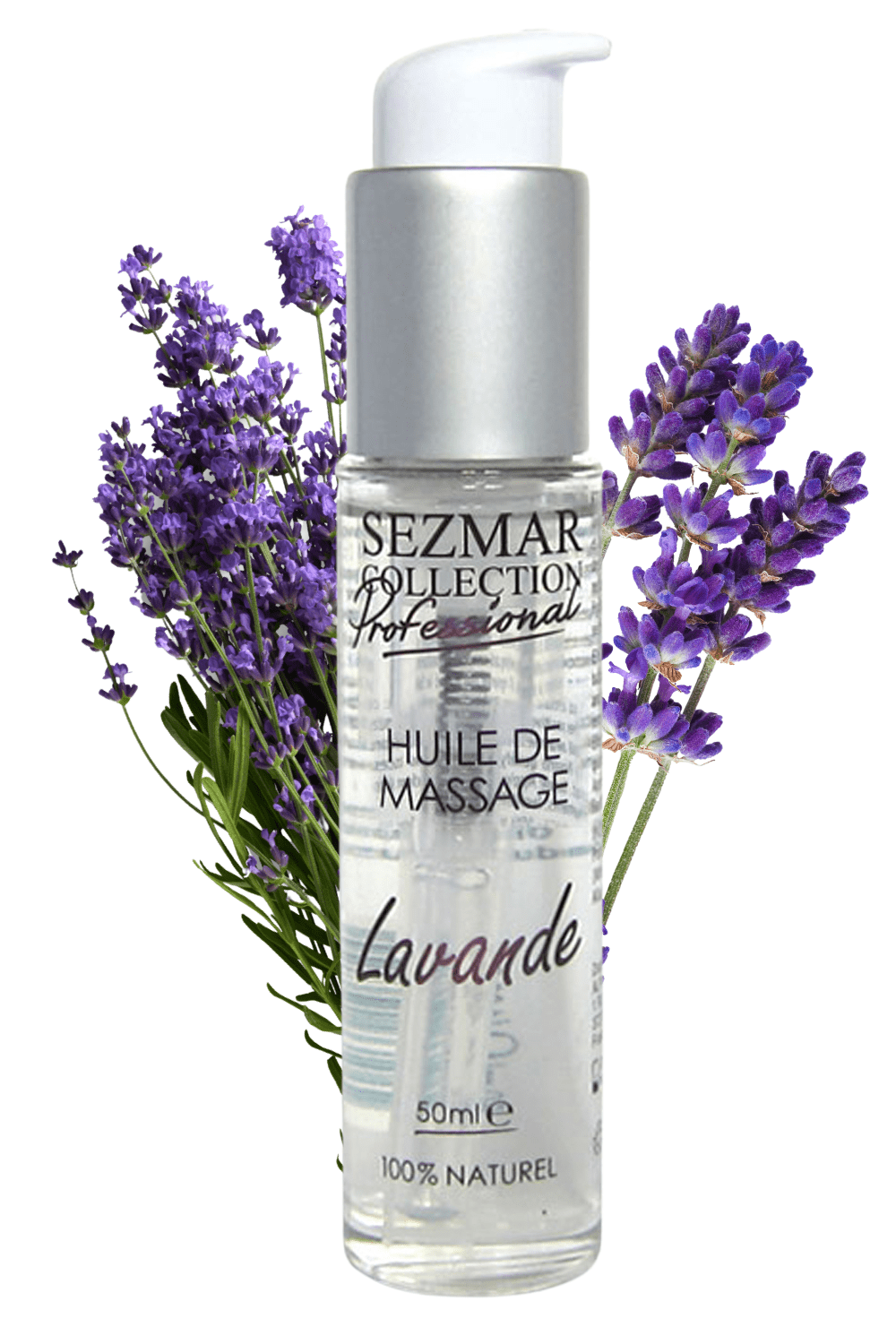 Huile de massage professionnelle Lavande 100% naturelle 50 ml