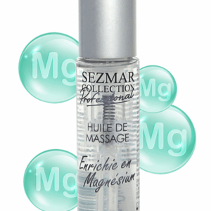 Huile de massage professionnelle Enrichie en Magnésium 100% naturelle 50 ml