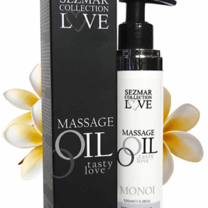 Huile de massage comestible 100% naturelle monoï 100ml