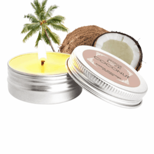 Mini Bougie de massage Noix de coco 30ml 100% naturelle