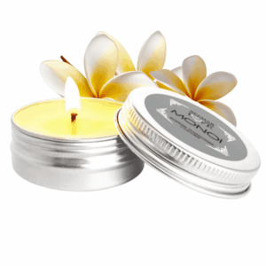 Mini Bougie de massage Monoï 30ml 100% naturelle