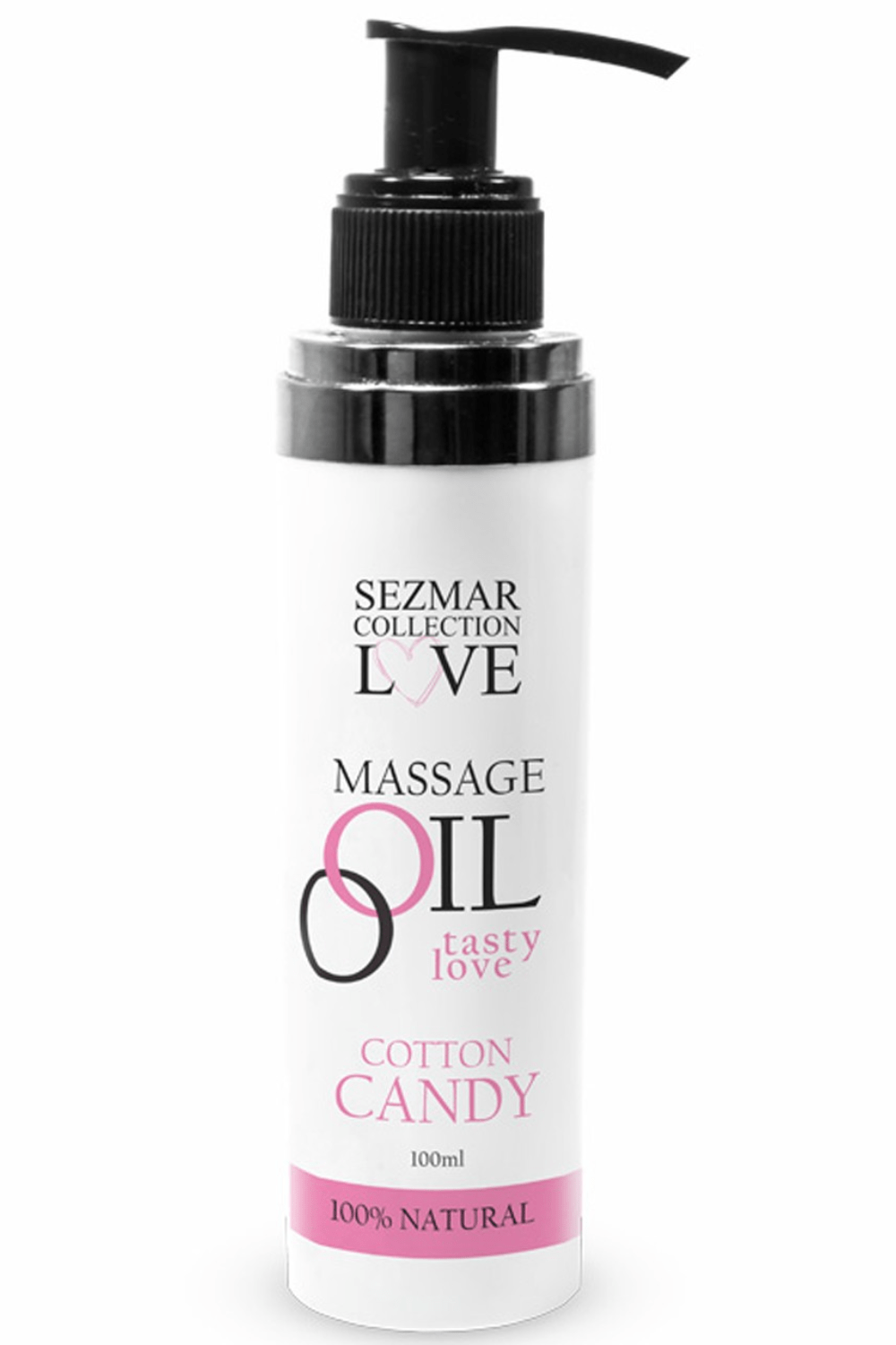 Huile de massage comestible Barbe à papa 100ml 100% naturelle – Image 3