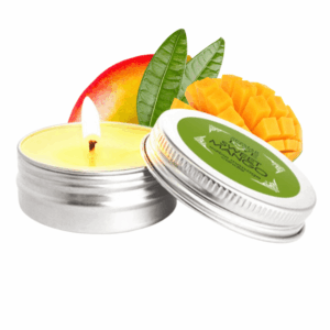 Mini Bougie de massage Mangue 30ml 100% naturelle