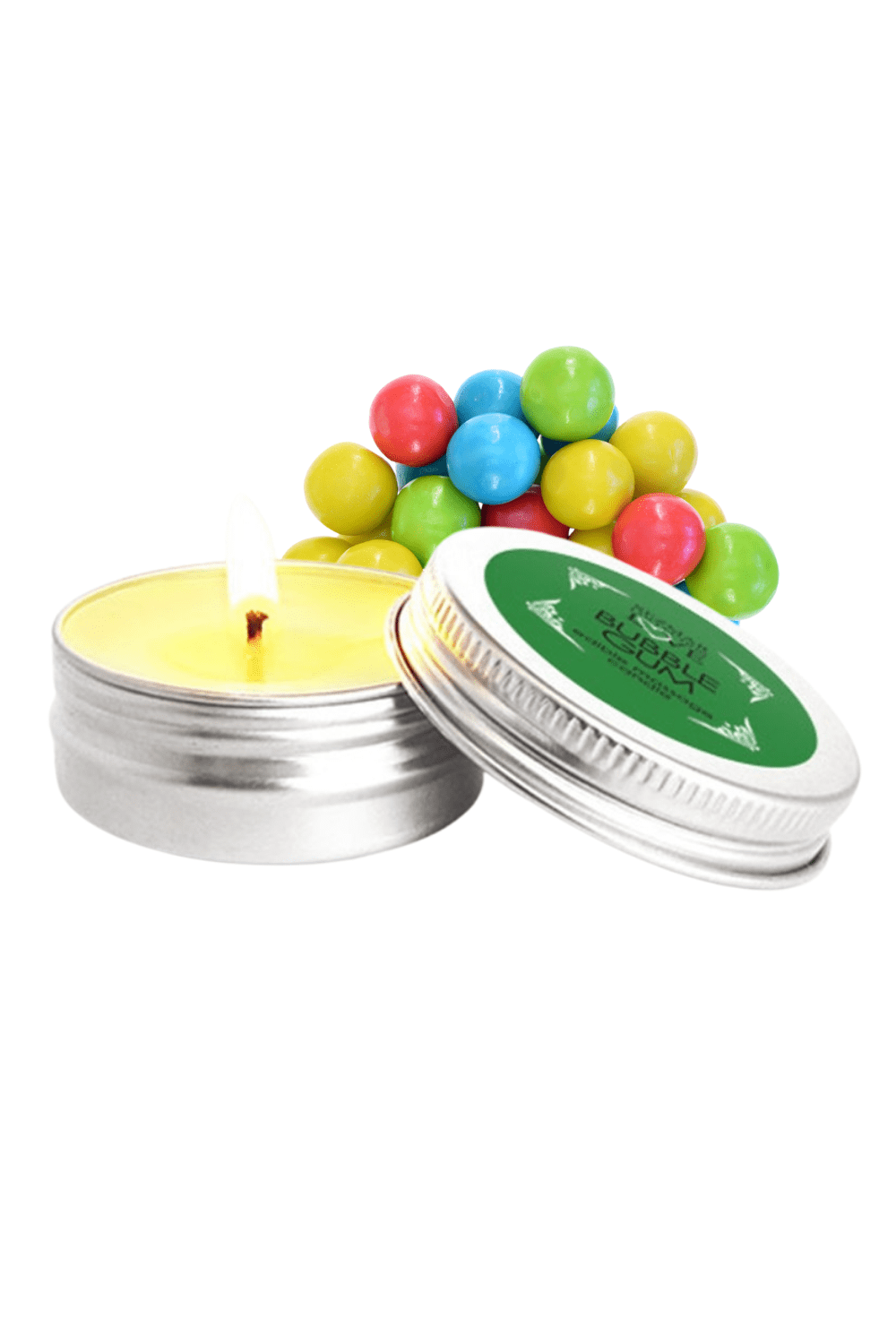 Mini Bougie de massage Bubble Gum 30ml 100% naturelle – Image 2