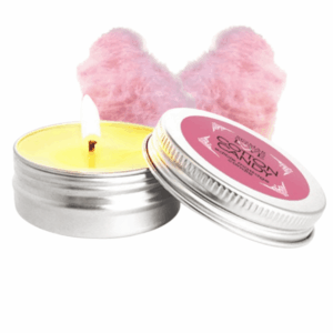 Mini Bougie de massage barbe à papa 30 ml 100% naturelle