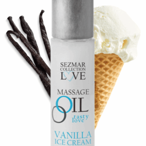 Huile de massage comestible Vanille glacée 50ml