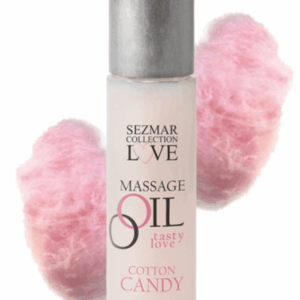 Huile de massage comestible Barbe à papa 50ml
