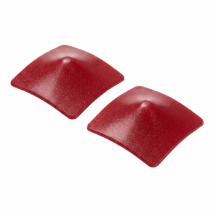 Nipple Métal rouge Cache tétons carré