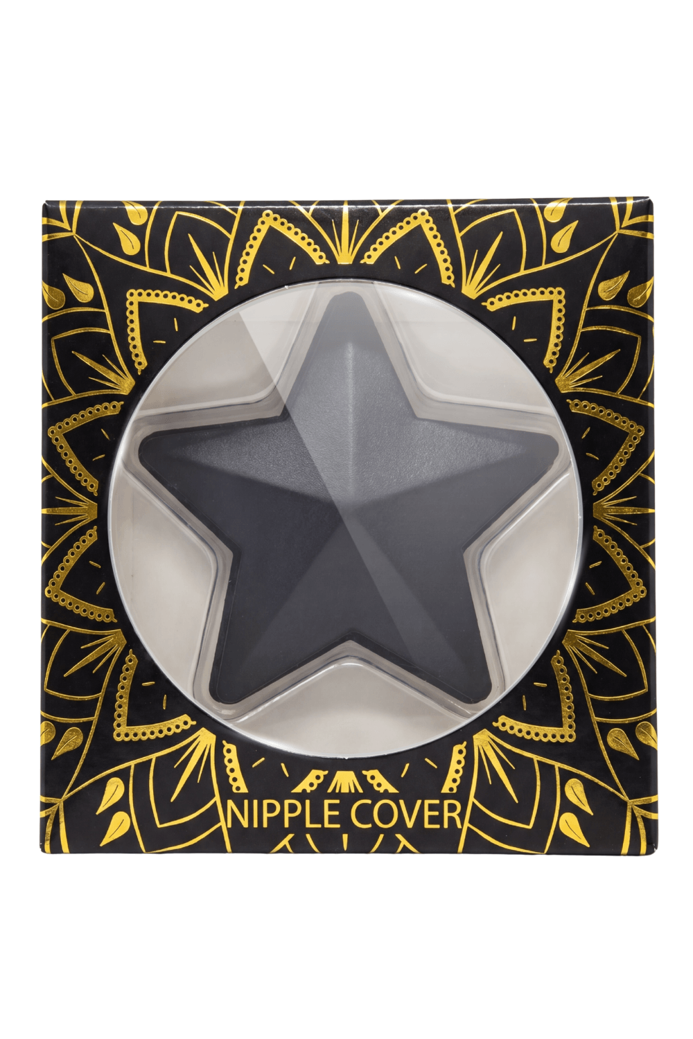 Nipple Métal noir Cache tétons d'étoile – Image 3