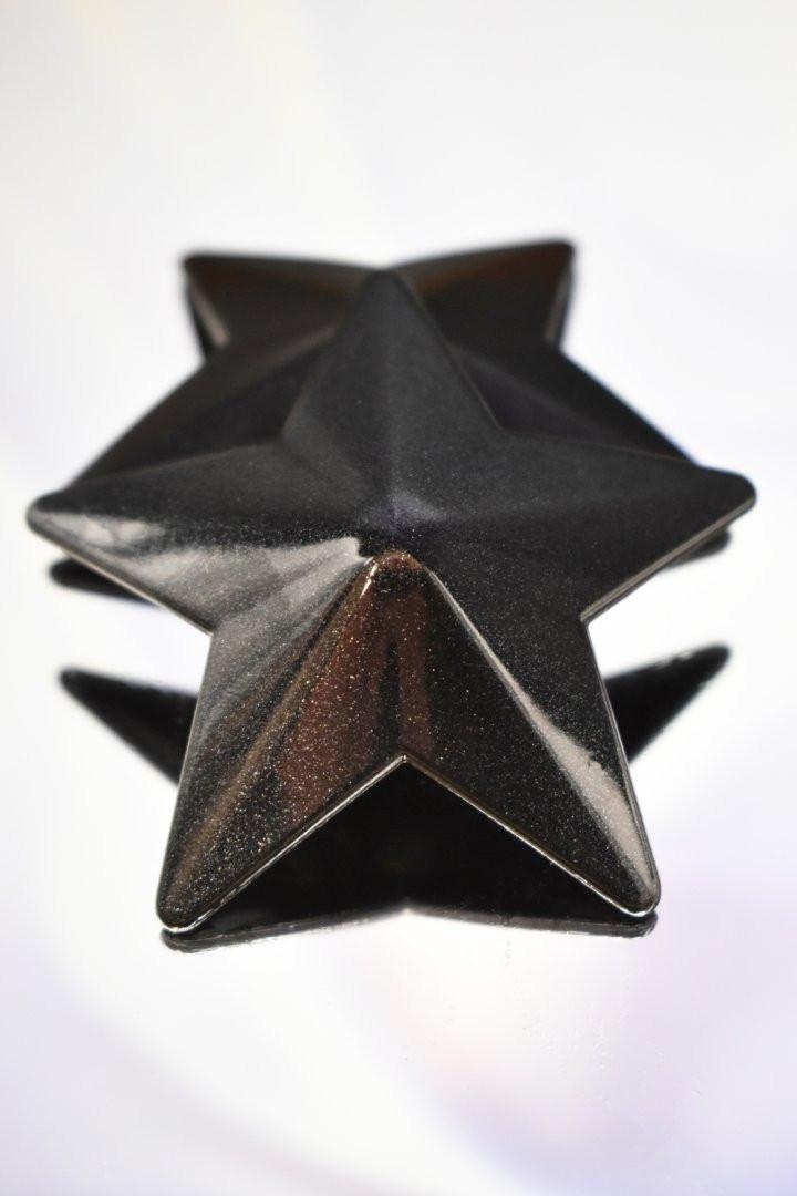 Nipple Métal noir Cache tétons d'étoile – Image 7