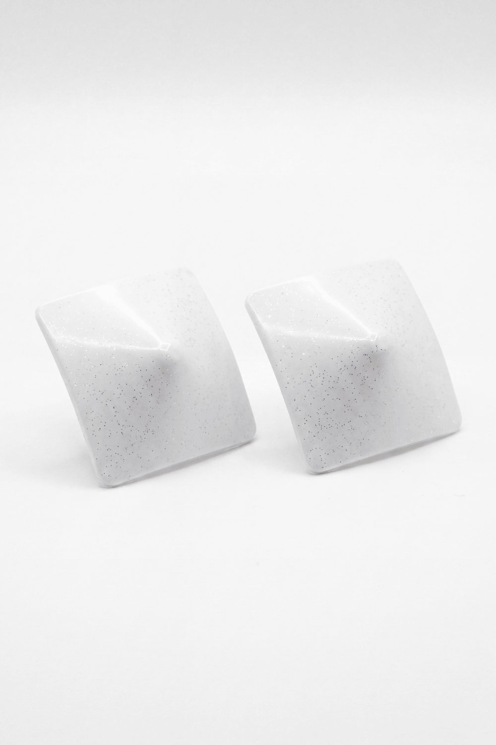 Nipple Métal blanc Cache tétons carré – Image 6