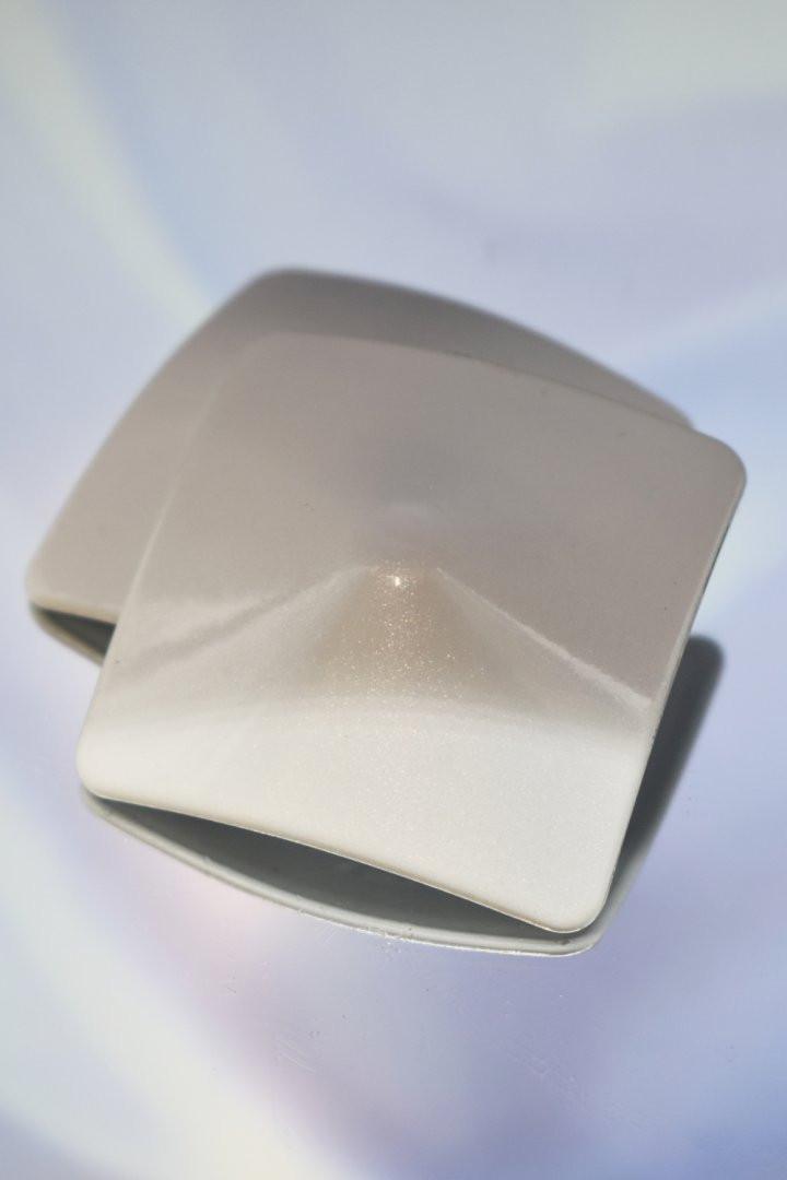 Nipple Métal blanc Cache tétons carré – Image 8