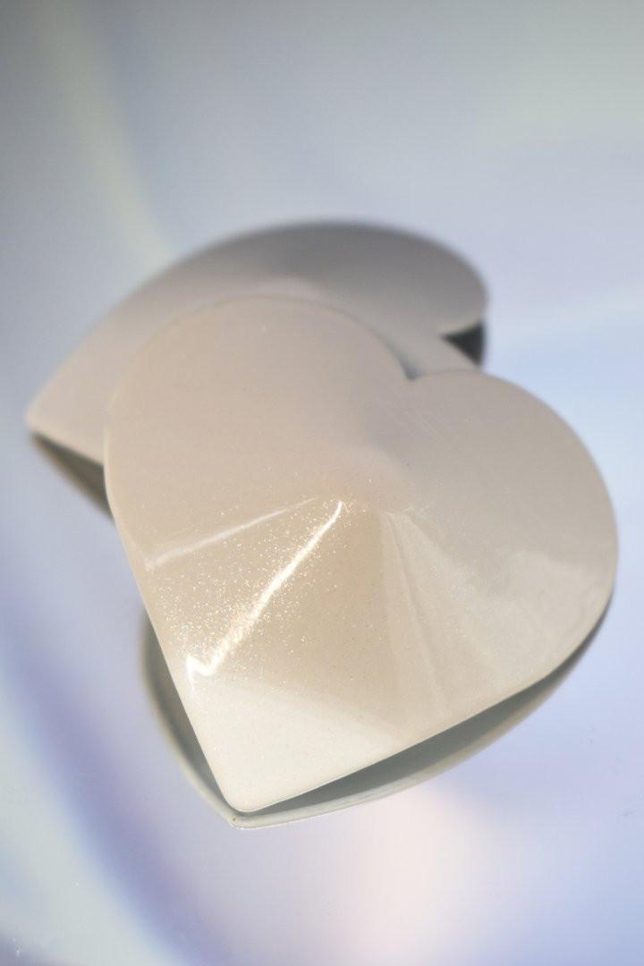 Nipple Métal blanc Cache tétons cœur – Image 8