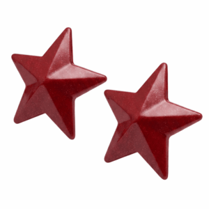 Nipple Métal rouge Cache tétons d'étoile