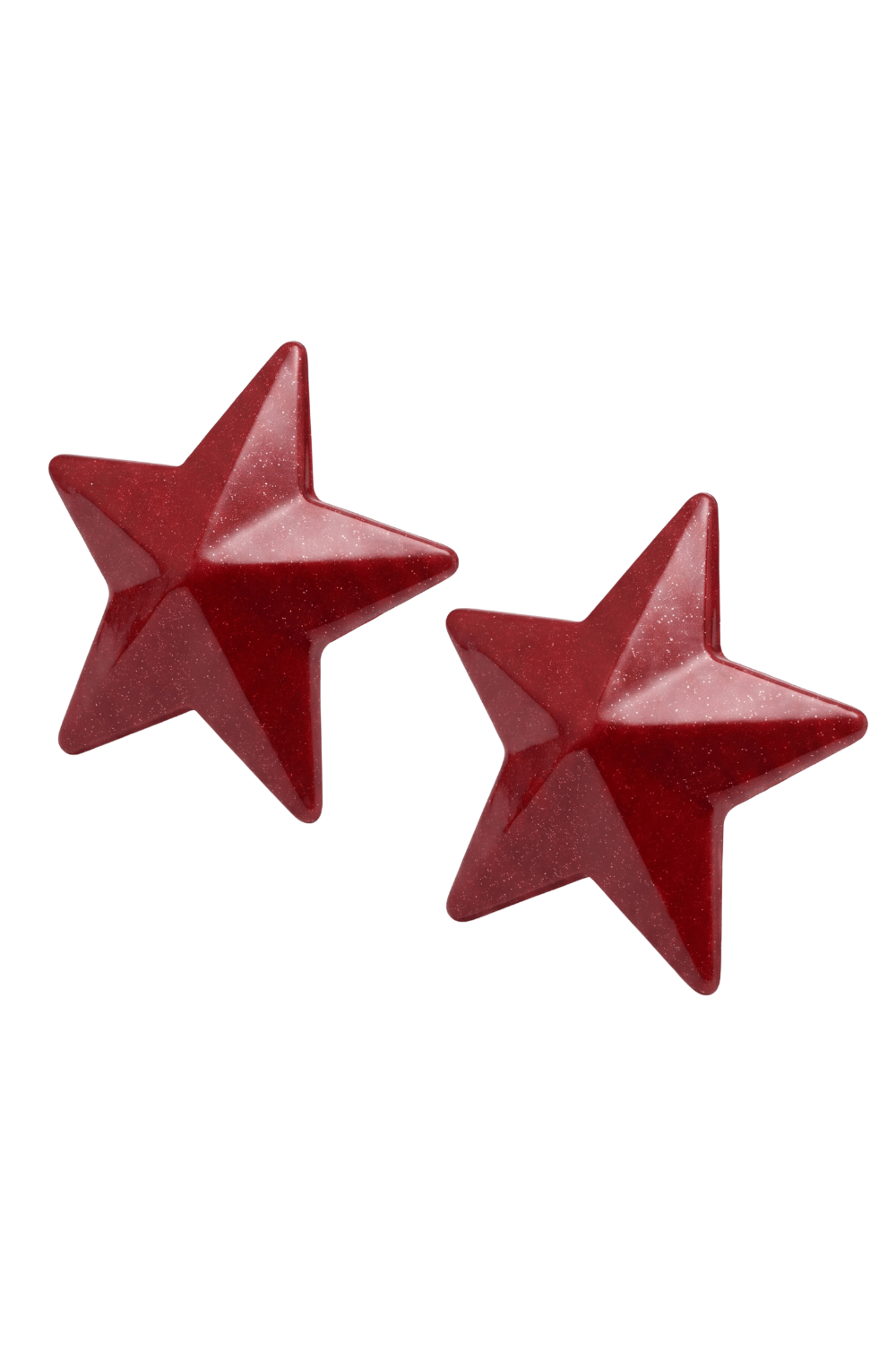 Nipple Métal rouge Cache tétons d'étoile