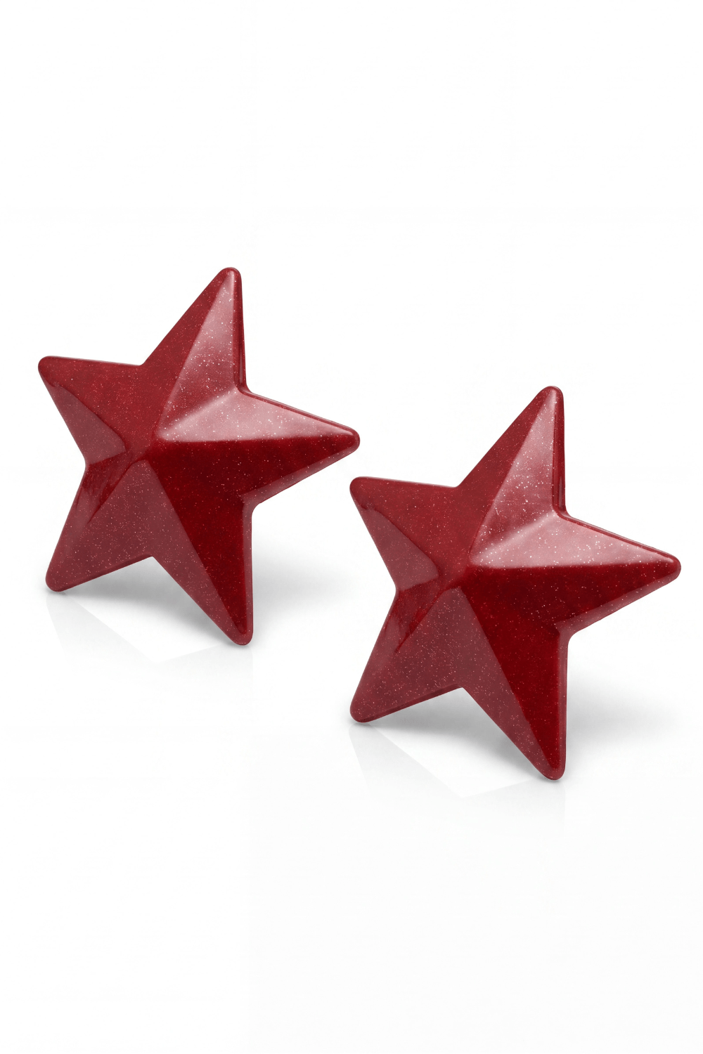 Nipple Métal rouge Cache tétons d'étoile – Image 8