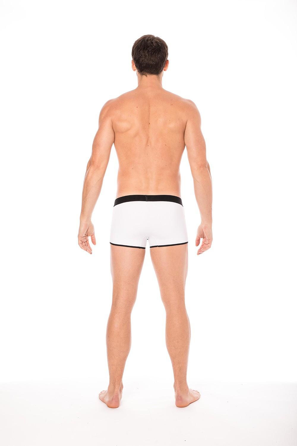 Mini-Pants blanc échancré avec zip – Image 6