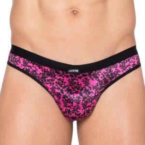 String imprimé rose et noir New Look