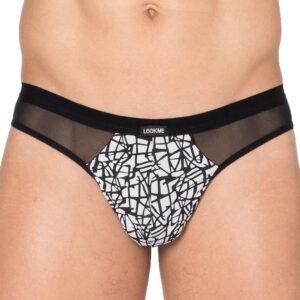 String imprimé noir et blanc New Look