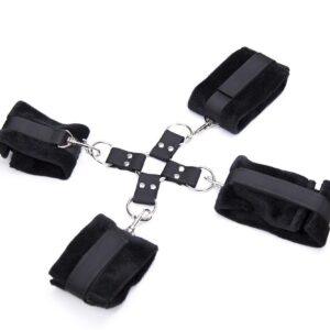Menottes attache en croix pour mains et pieds Dreamy Fetish