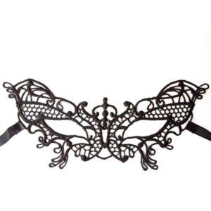 Masque souple dentelle noire