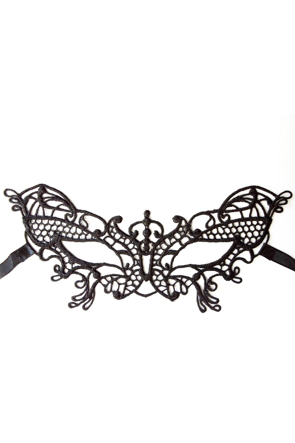 Masque souple dentelle noire – Image 2