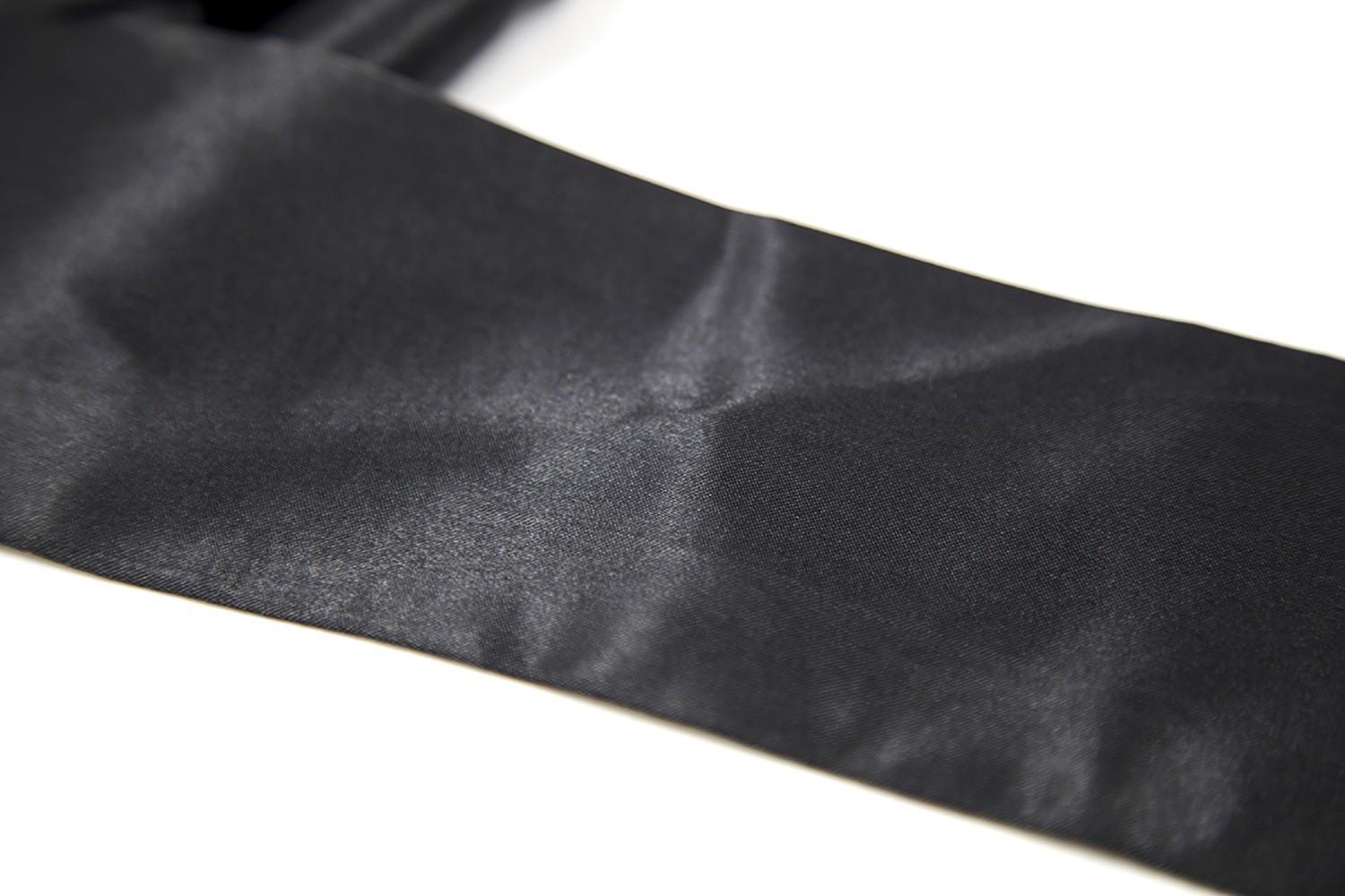 Bandeau noir satinée – Image 3