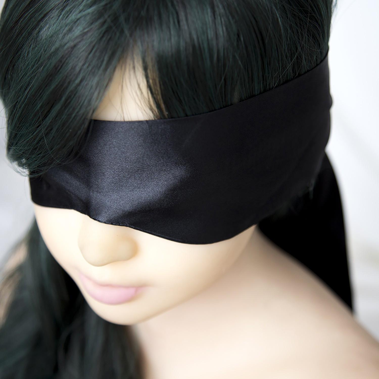 Bandeau noir satinée – Image 4