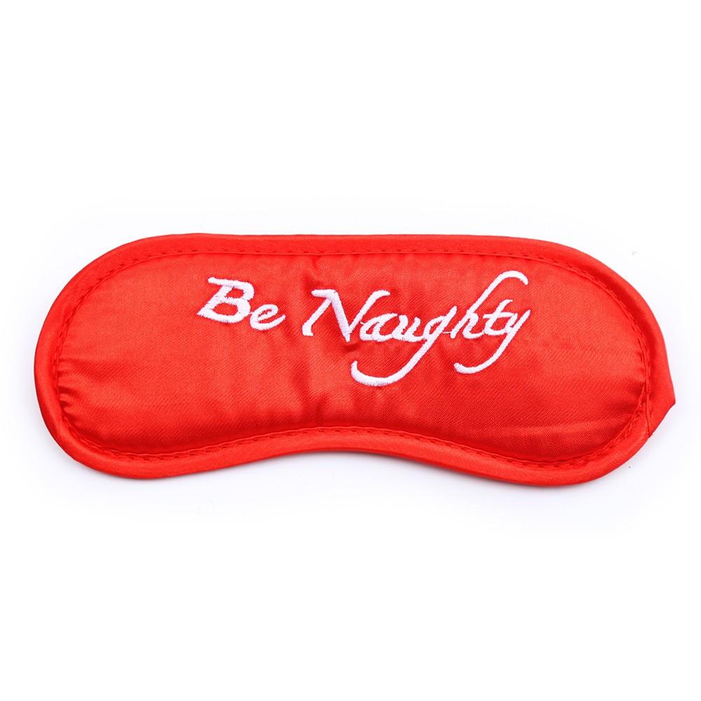 Kit coquin 4 pièces : Menottes, 2 plumes et masque rouge – Image 3