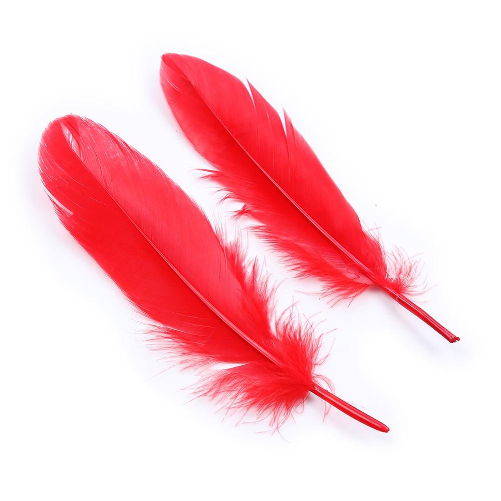 Kit coquin 4 pièces : Menottes, 2 plumes et masque rouge – Image 4
