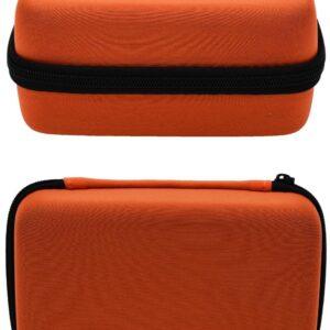 Boite de rangement coquée couleur orange