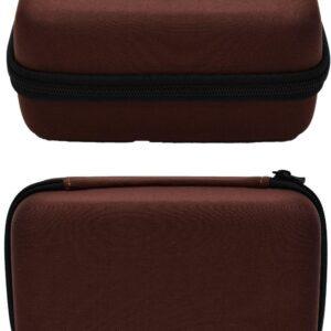 Boite de rangement coquée couleur marron