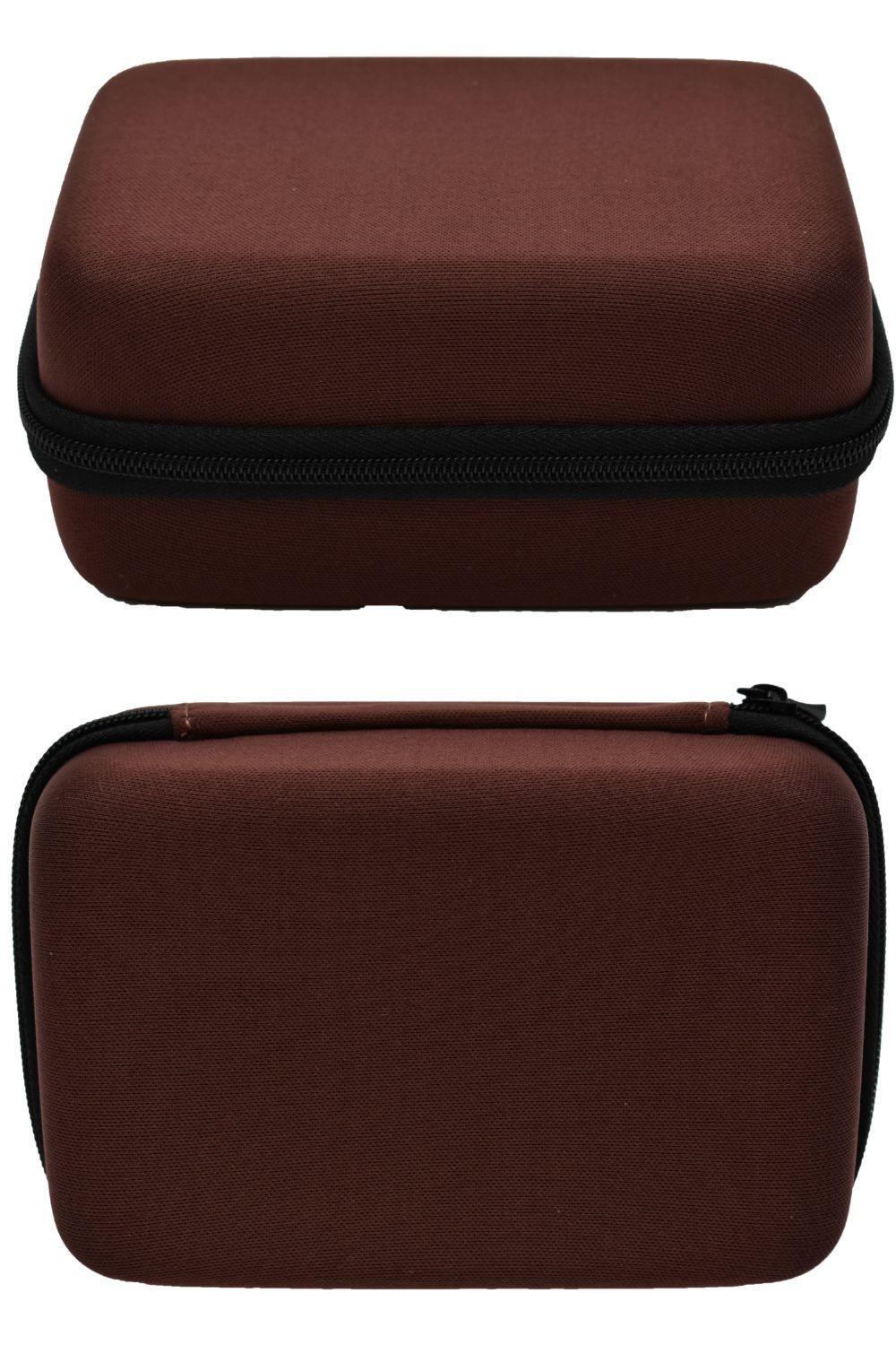 Boite de rangement coquée couleur marron