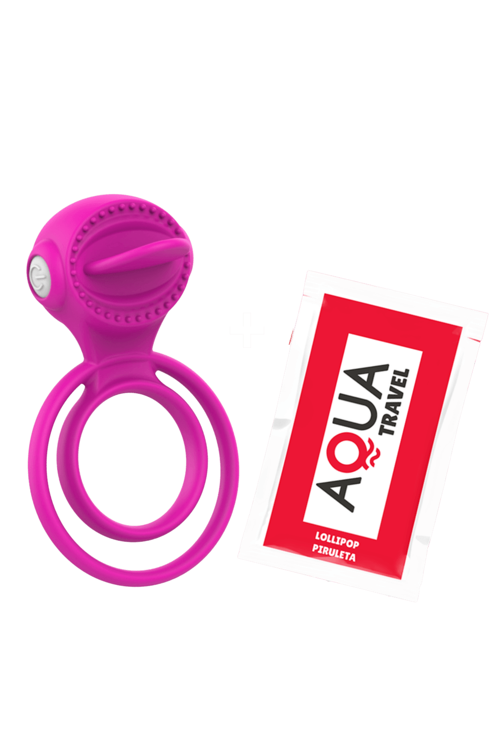 Anneau vibrant 1 seul mode de vibration très extensible rose Pocket Pleasure 1 dosette de lubrifiant – Image 4
