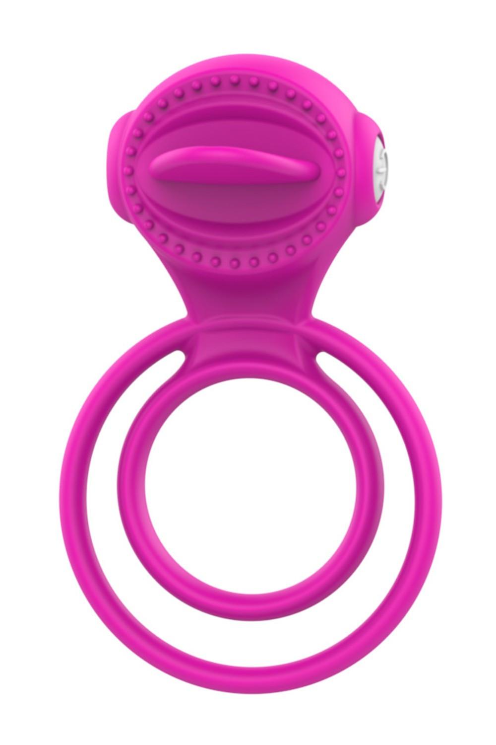 Anneau vibrant 1 seul mode de vibration très extensible rose Pocket Pleasure 1 dosette de lubrifiant – Image 5