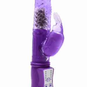 Vibromasseur Rabbit Violet Rotation Vibration 36 Modes 1 dosette de lubrifiant — Pocket Pleasure