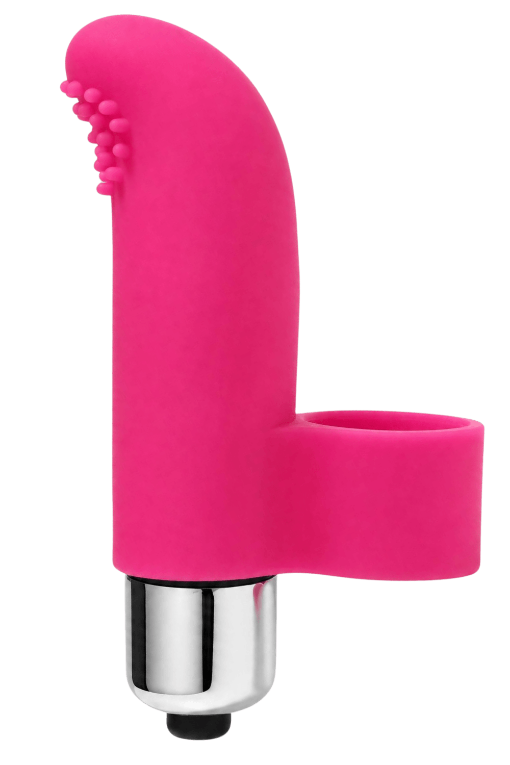 Doigt Chinois Vibrant Picots Rose 1 dosette de lubrifiant — Pocket Pleasure
