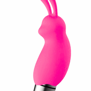 Mini Stimulateur Clitoridien Lapin Rose 1 dosette lubrifiant — Pocket Pleasure