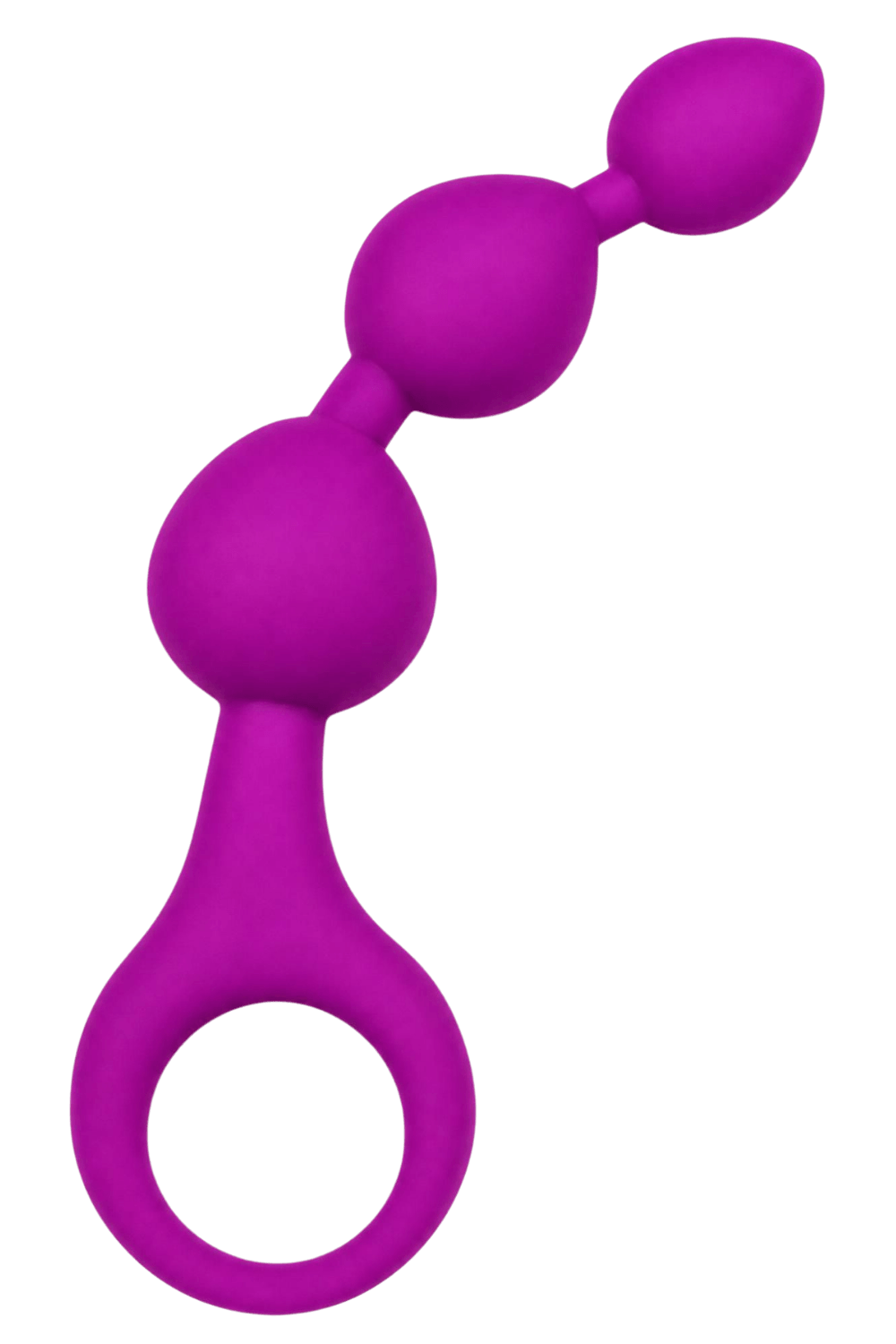 Chapelet Anal 3 Boules Fuchsia Silicone 1 dosette de lubrifiant — Pocket Pleasure