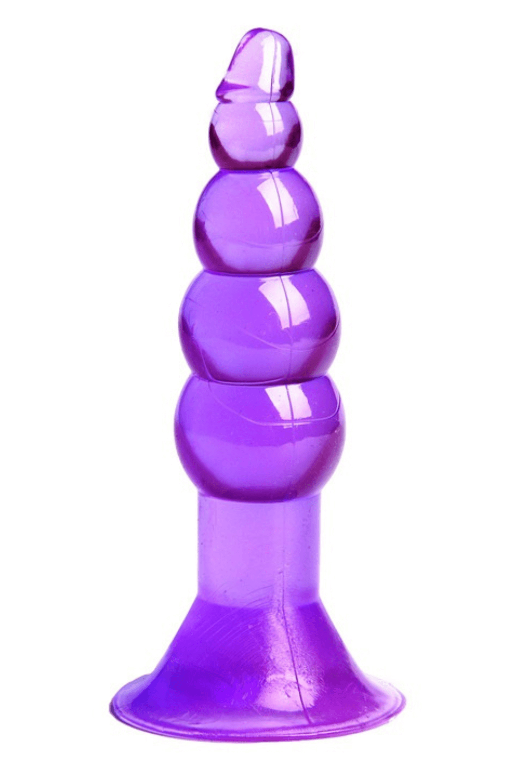Plug Anal Ventouse Boules Jelly 11 cm Pocket Pleasure 1 dosette lubrifiant