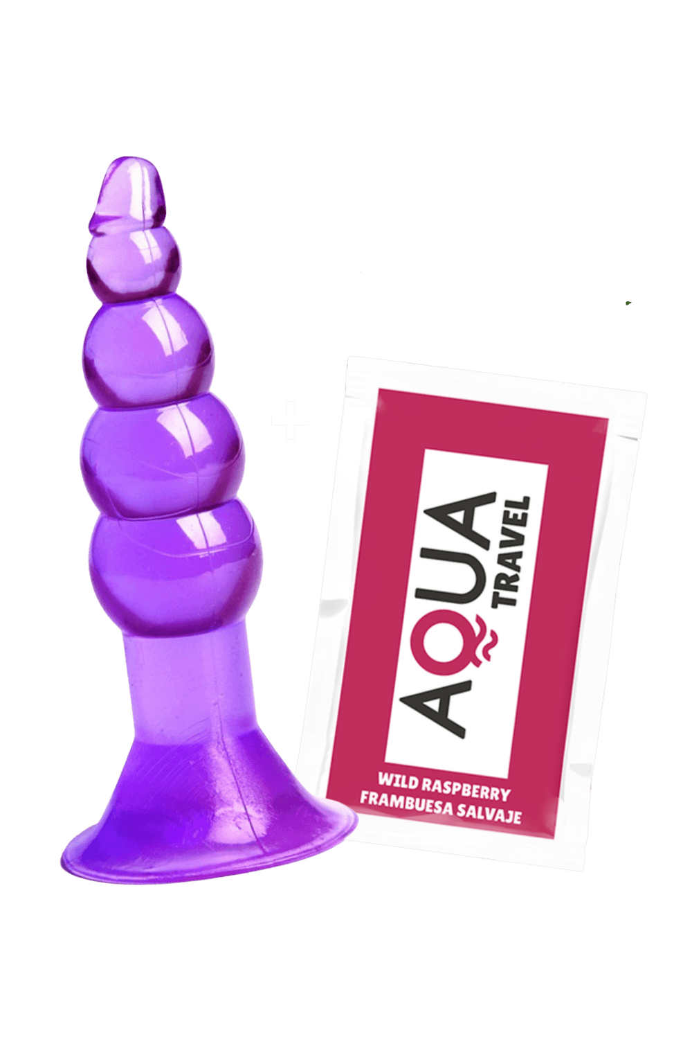 Plug Anal Ventouse Boules Jelly 11 cm Pocket Pleasure 1 dosette lubrifiant – Image 4